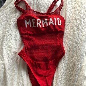 High cut mermaid bathing suit